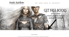 Desktop Screenshot of mandematthews.com